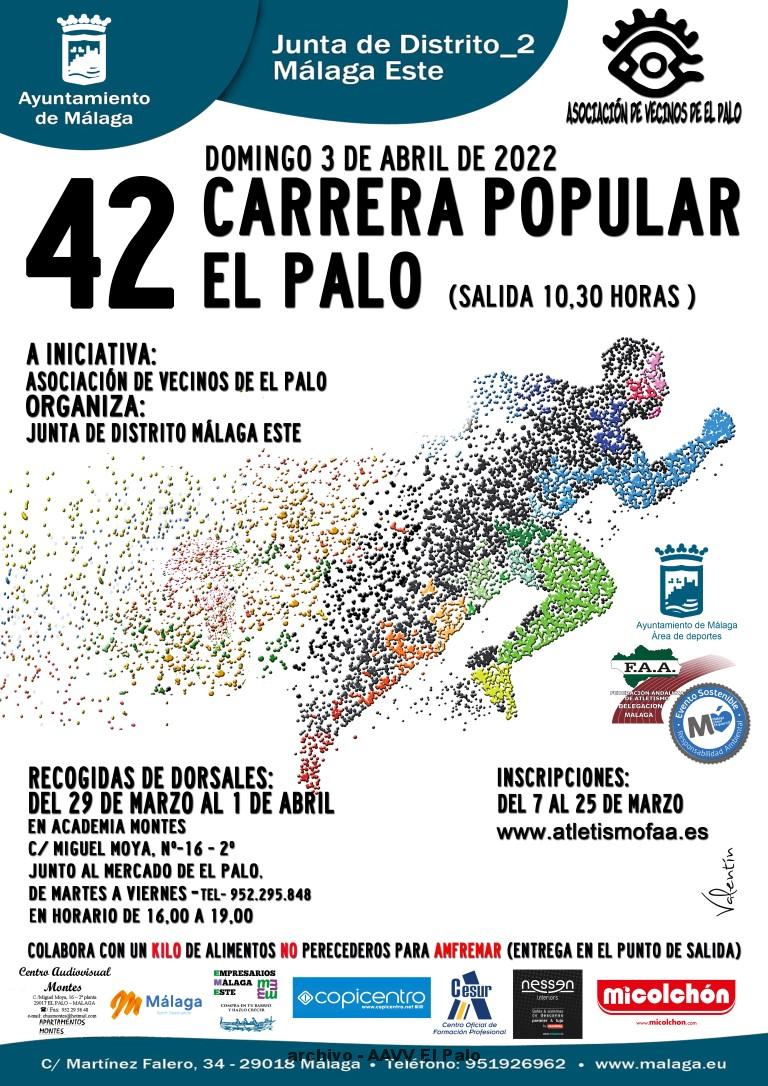 Resultados provisionales Carrera Popular de El Palo 2022